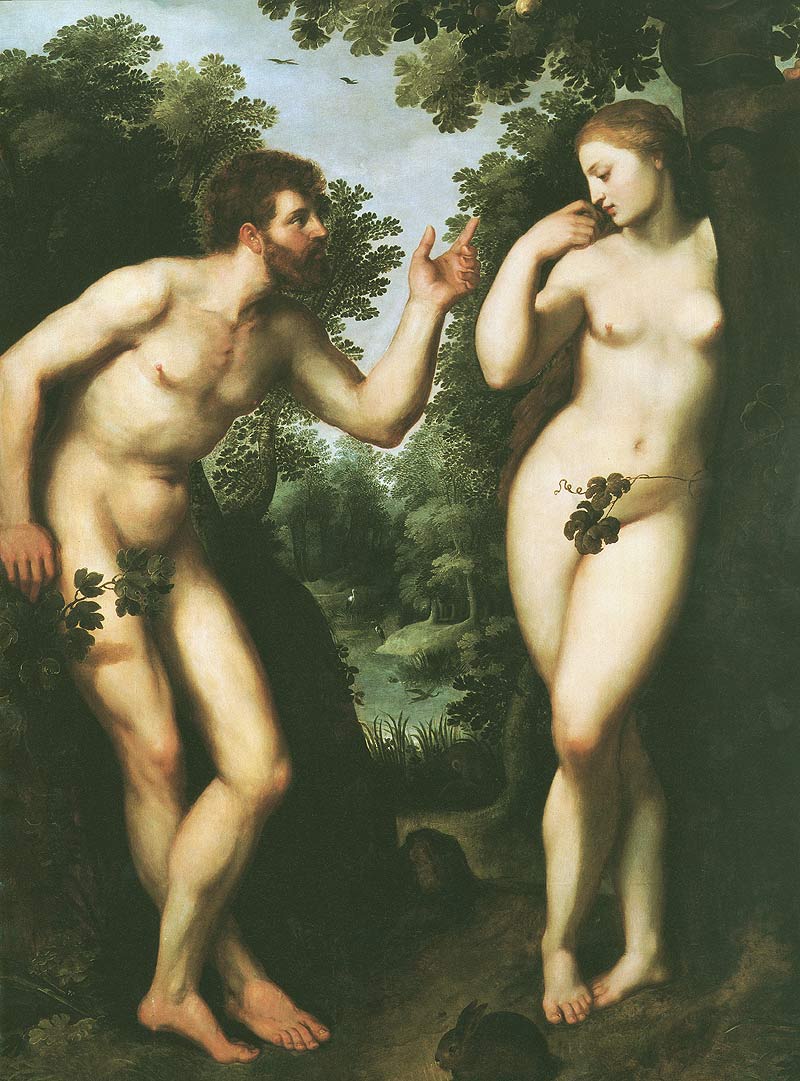 Photo:  Peter Paul Rubens,Adam and Eve, 1597